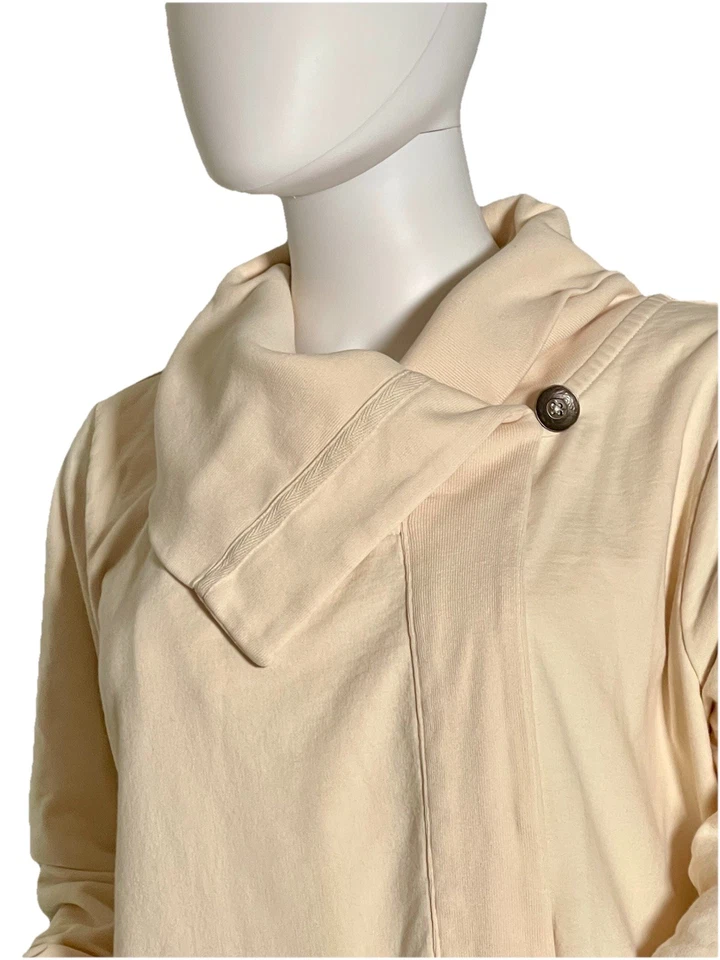 Lucky Brand Women's Saturday Wrap Sweater Nigori Cream Sz X-Large  Cardigan - Image 2 of 4