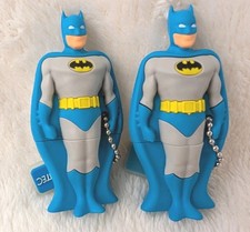 Batman EMTEC USB Flash Drives Lot   4GB  8GB   DC Comics Rubber Figures