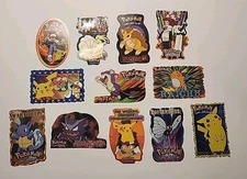 VTG 1999 Nintendo Pokemon A & A Global Industries Vending Stickers Taiwan Lot 12