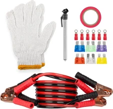 Roadside Emergency Car Tool Kit With Jumper Cables