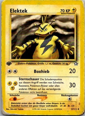 Elektek 33/111 | Neo Genesis | Deutsch | 1. Edition | Pokémon TCG