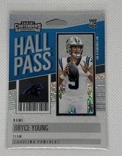 2023 Panini Contenders Bryce Young RC Hall Pass #23 Panthers