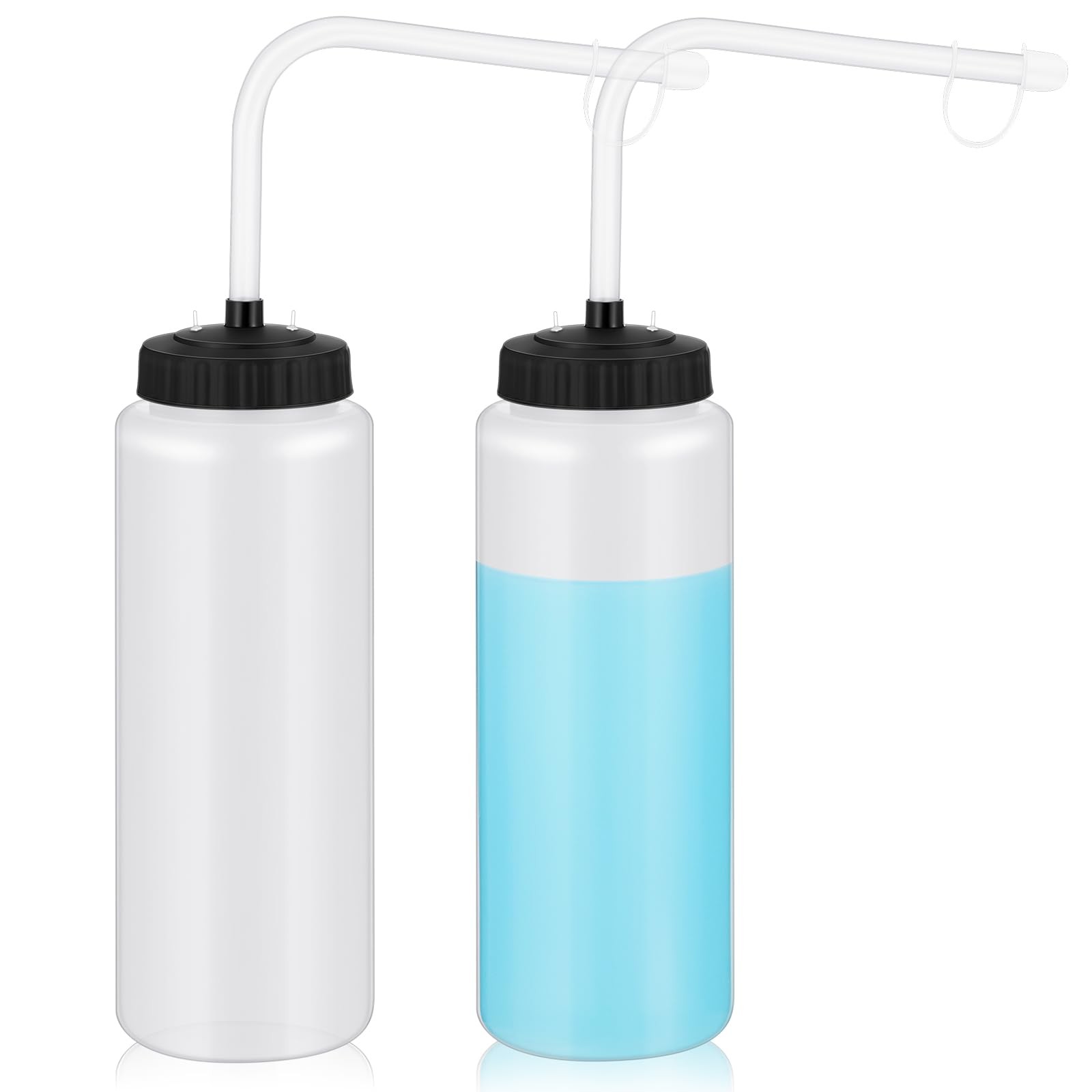 With Long Straw Hockey Lacrosse 34 Oz Wate...
