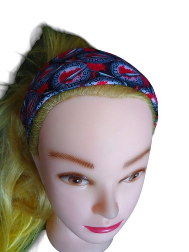 Adult True Crime Themed 22" Elasticated Headband 3" Wide Headband, Head Wear, - Picture 2 of 10