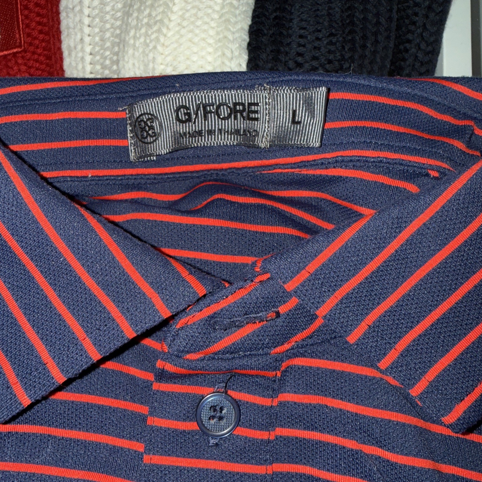 G/FORE Performance Mesh Striped 2pc Bundle Golf P… - image 3