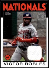 2021 Topps #86R-VR Victor Robles 1986 Topps Baseball 35th Anniversary Jersey E5