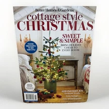 Better Homes and Garden Magazine Cottage Style Christmas 2025