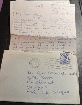 5-seitiger Brief an Großen Zugräuber Roy James von seiner Mutter