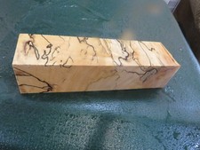 MM-SPALTED MAPLE DELUXE KNIFE BLOCK/SCALES/ CALLS/ PEN BLANKS--M--2--3