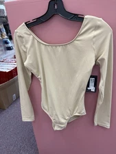 Bloch LA Long sleeve Nude Leotard