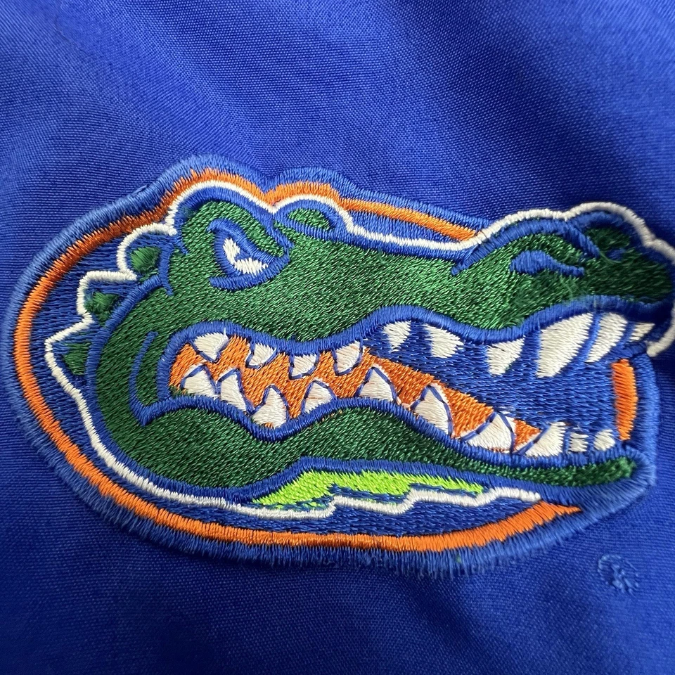 Vintage Florida Gators Windbreaker Jacket Mens XL Blue Gator Patch 90s - Image 2 of 4