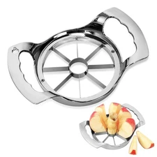 Large 8 Slices Apple Slicer and Corer Sharp Heavy Duty Stainless Steel Cutter