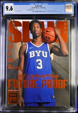 POP 1! CGC 9.6! AJ Dybantsa 'Future Proof' SLAM 259 Orange Metal Magazine! #/111