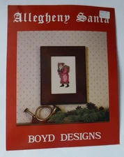 Boyd Designs Allegheny Santa Cross Stitch Pattern