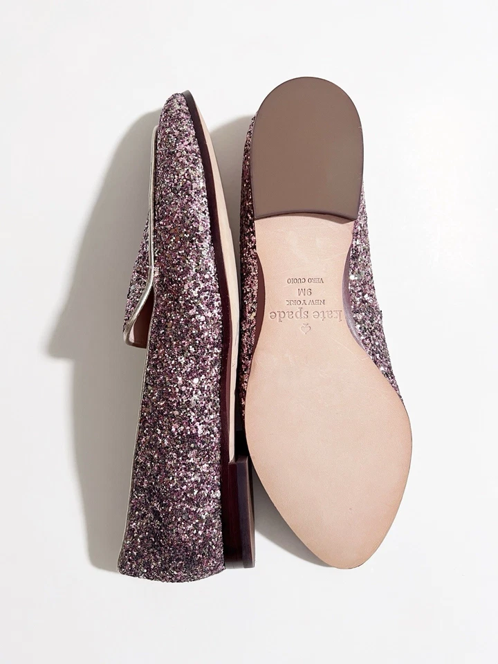 Mocasines Kate Spade Calliope Rosa Brillo TOTALMENTE NUEVOS Foto 4 de 4