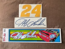 Vintage 1994 Jeff Gordon Dupont Official Race Day Bumper Sticker Free Decals