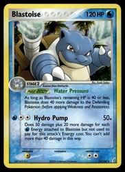 Blastoise 14/100 EX Crystal Guardians Holo Rare