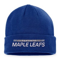 Toronto Maple Leafs Nhl Fanatics Authentic Pro Game & Train Beanie MüTze Blau