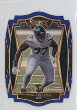 2020 Panini Select Premier Level Blue Prizm Die-Cut Mekhi Becton #190 0u9w