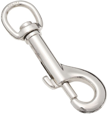#ad National Hardware N222 588 Nickel Zinc Die Cast Swivel Eye Bolt Snap 1 2 x 3 in. $7.52