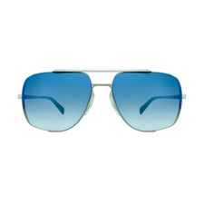 DITA Midnight Special DRX-2010-K-PLD-60 Men's Pilot Sunglasses Palladium Silver