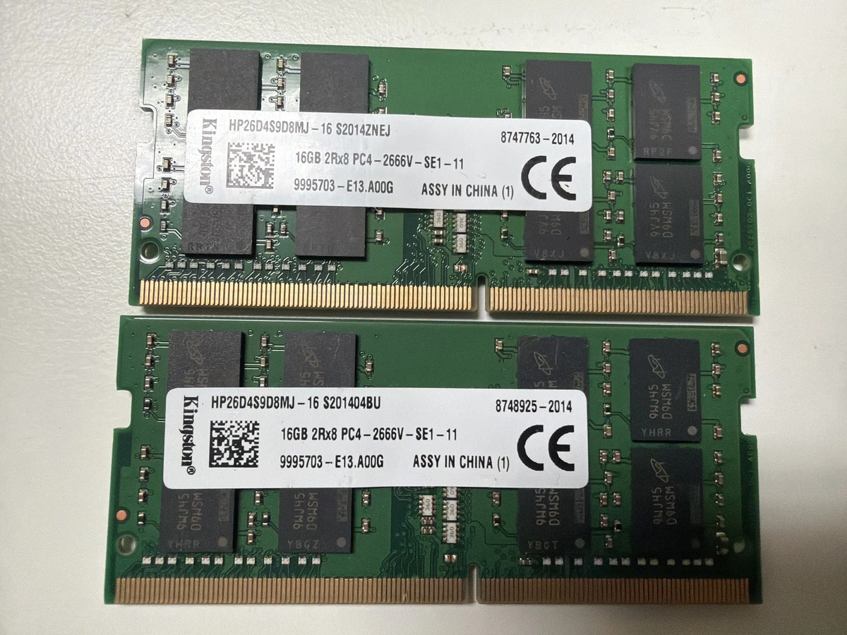 Kingston PC4-21300 (DDR4-2666) Bus Speed Computer RAM 16 GB