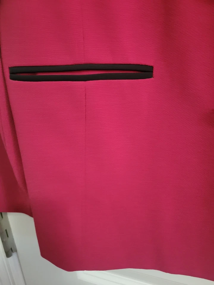 Blazer Koret Vintage Mujer 10 Granate Carrera Oficina Brillante Retro Academia Foto 3 de 4