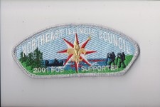Northeast Illinois Council SA-10 2001 Friends Of Scouting FOS Supporter CSP