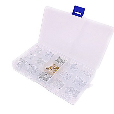1Box 15 Kinds Silicone Nose Pads Spare Replacement Kit For Eyeglasses Sunglass.