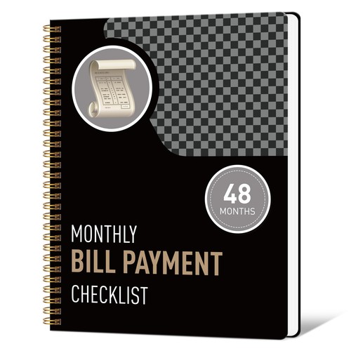 Monthly Bill Payment Checklist & Financial Planner Notebook – 4-Year Budget O...