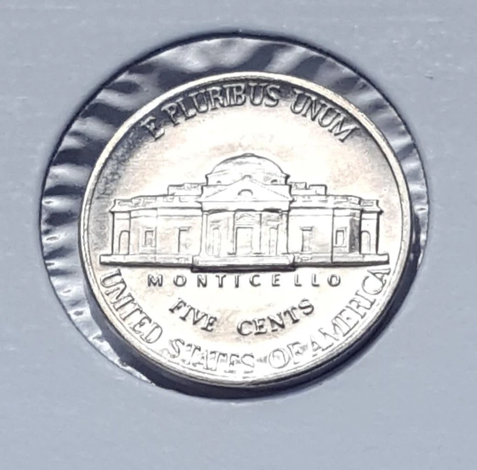 1987-P 6 FULL STEP (FS)  BU GEM JEFFERSON NICKEL MUST HAVE NICKEL - Image 4 of 4