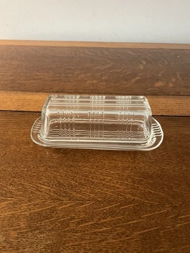 Vintage Federal Glass Butter Dish
