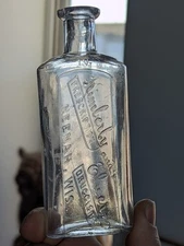 Kimberly Elmer's Neenah Wis Wisconsin Druggist Drug Pharmacy Advertising Bottle