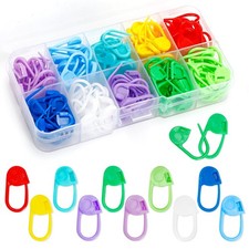 120 Pcs Colorful Knitting Markers Plastic Stitch for Multicolor