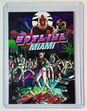 Hotline Miami Limited Edition Artist Signed Video Game Classic Trading Card 3/10