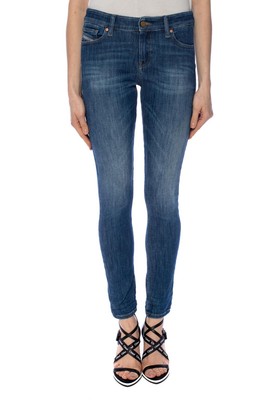 Diesel Slandy 088AV W25 L30 Blau Baumwolle Super Slim Skinny Stretch Damen  Jeans