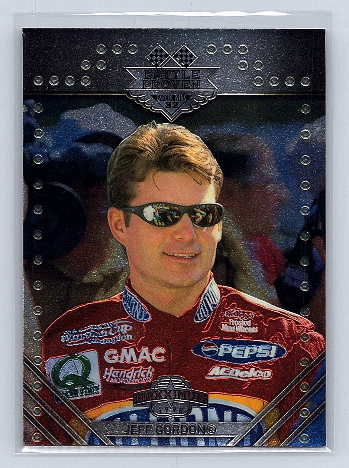 1998 Maxximum #B5 Jeff Gordon Battle Proven