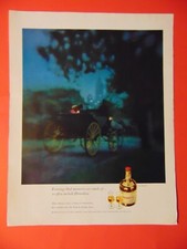 1963 DRAMBUIE Después de la Cena Pareja Cordial Parque Nocturno Paseo en Carruaje Arte Impresión Anuncio