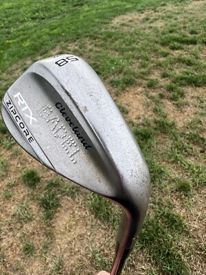 クリーブランド RTX ZIPCORE 58° MID 10 Cleveland RTX ZipCore 58 Degree Wedge Mid 10* Clay Long Ground KBS