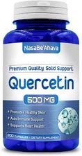 NasaBeahava Pure Quercetin 500mg - 200 Capsules - Supports Cardiovascular Health