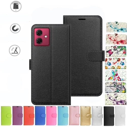 For Motorola Moto G54 5G Case Cover Flip Leather Wallet Folio Card Money Slot