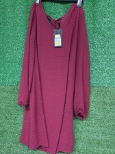 NWT Nine West  Red Wine Size Medium Long Sleeve