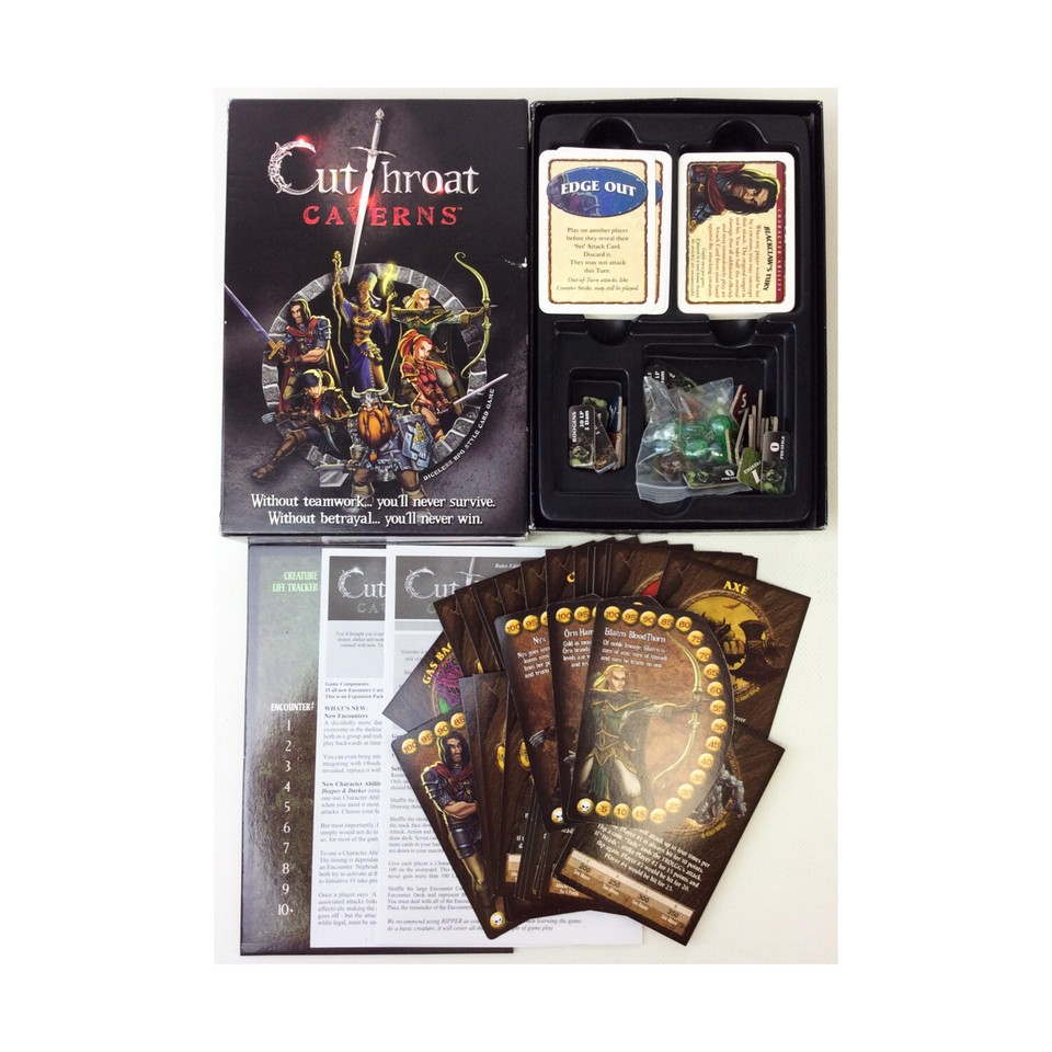 Smirk & Dagge Board Games Cutthroat Caverns w/Deeper & Darker Expansio