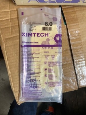 KimTech  G3 Sterile Latex Gloves Size 6.0 -Partial case of 30