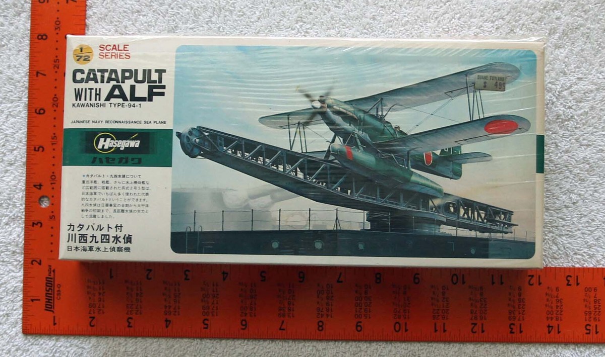 航空機・ヘリコプター Kawanishi Type-94-1 CATAPULT with ALF CATAPULT WITH ALF KAWANISHI TYPE 94-1 1/72 OPEN BOX HASEGAWA