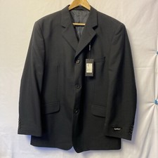 GIACCA ZANELLI TUTA/BLAZER PURA LANA ANTRACITE 42R £169 Nuova