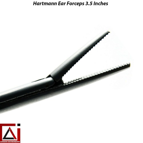 Beaden® Hartman Alligator Ear Forceps 3.5" ENT Serrated Surgical Orthopedic Tool - Picture 2 of 5