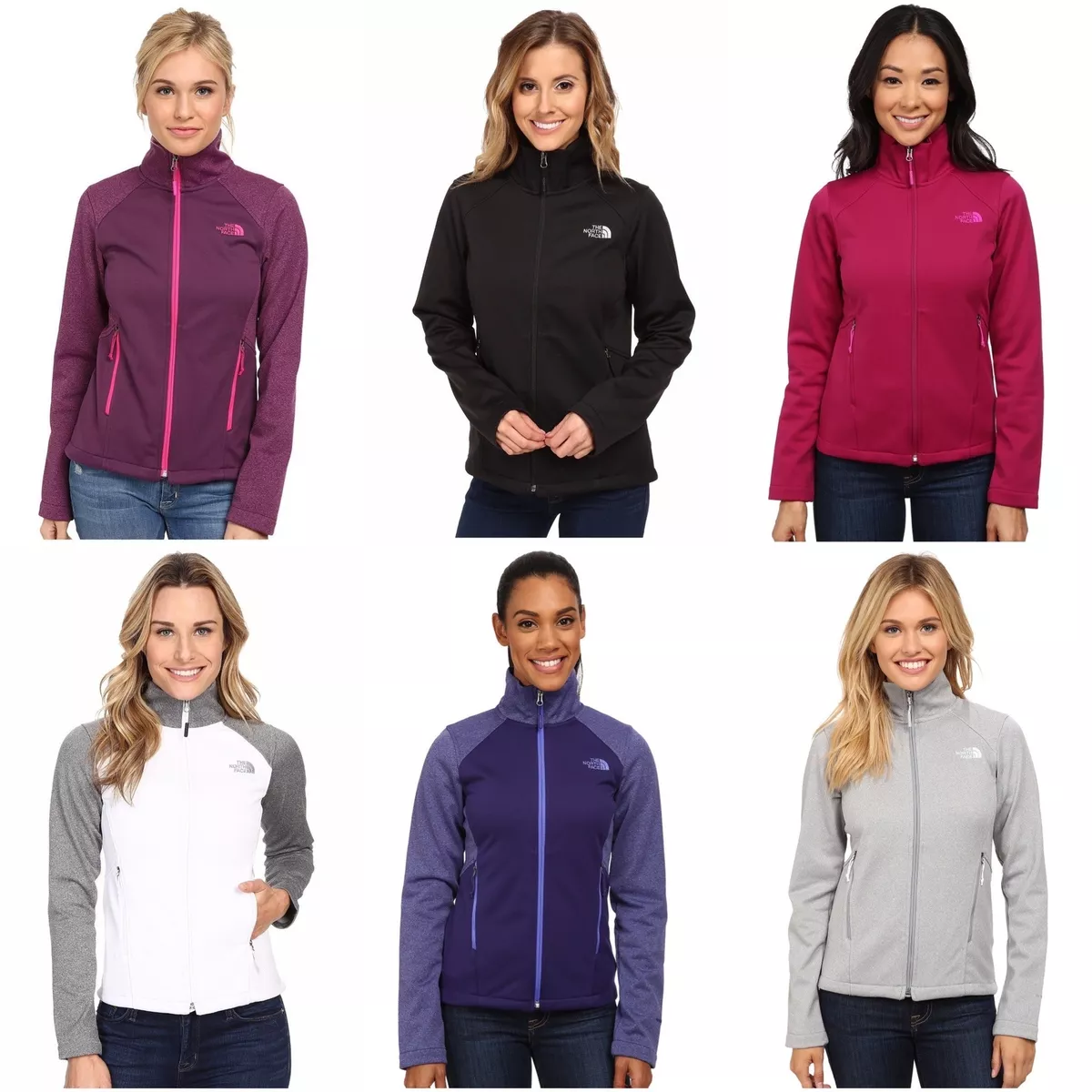 The North Face Women s Jacket Canyonwall Full Zip Softshell Coat See More Colors