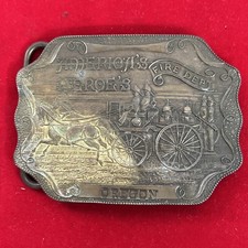 America's Heroe's Tiffany Broadway New York Fire Dept Belt Buckle