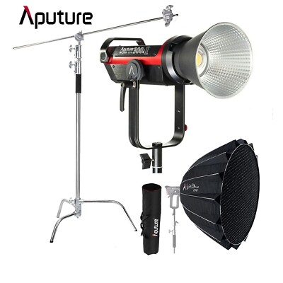 Aputure LS C300d 5500K Continuous Light LED Video Light + 150cm Softbox+ Stand